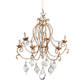 Gold Drop Chandelier Ornament