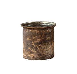 Antique Copper Candle Holder