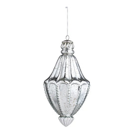 Mercury-Glass Cathedral Chandelier Ornament 12"