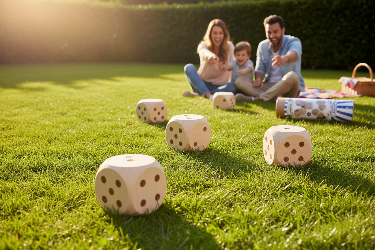 Wooden Dice Game