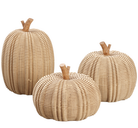 Assorted Woven Pumpkins