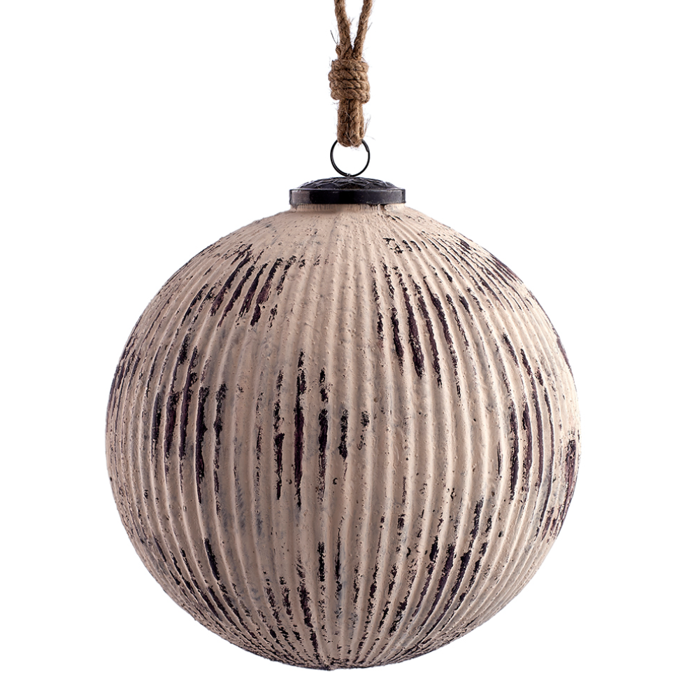 Distressed-Design Pink Ornaments