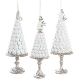 White Candy Cake Ornament