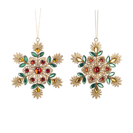 Six-Pointed Snowflake Ornament