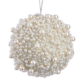 Pearl Beaded Ball Ornament