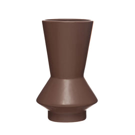 Abstract Design Brown Vase