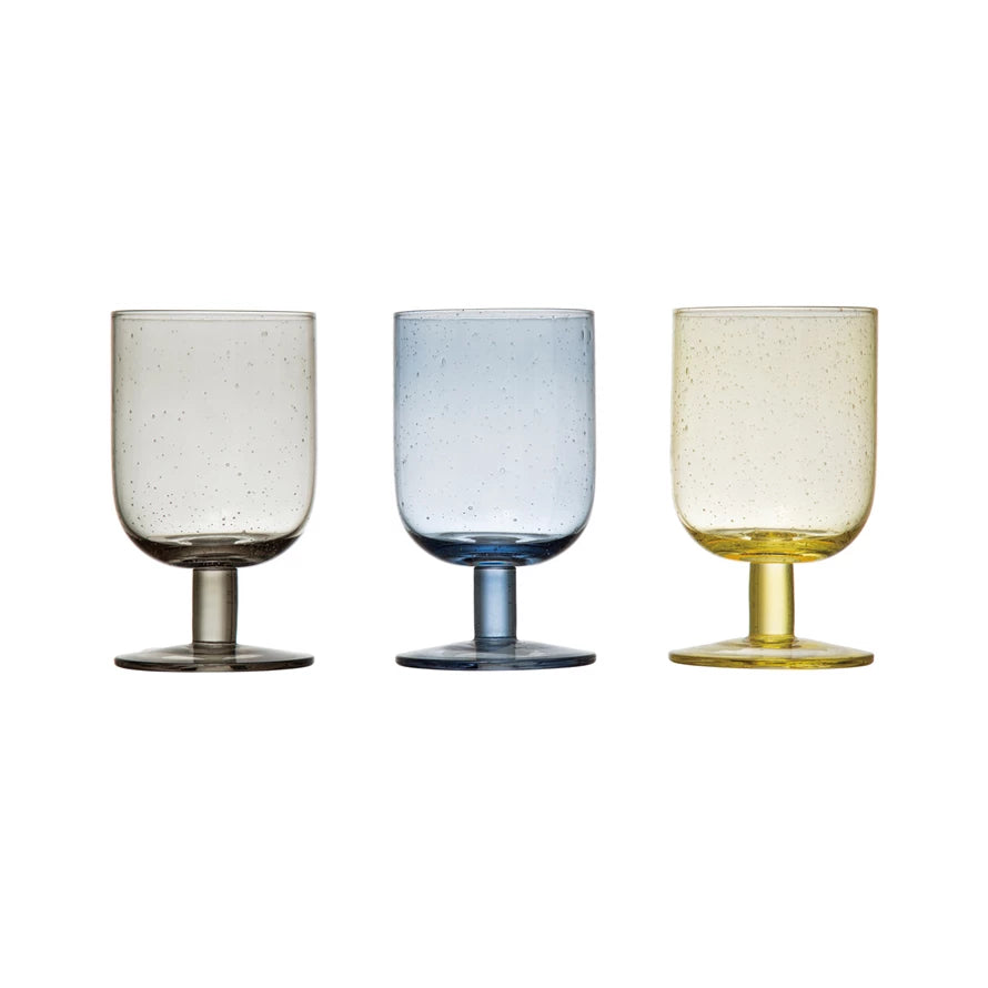 Three-Color Wine Glass Set