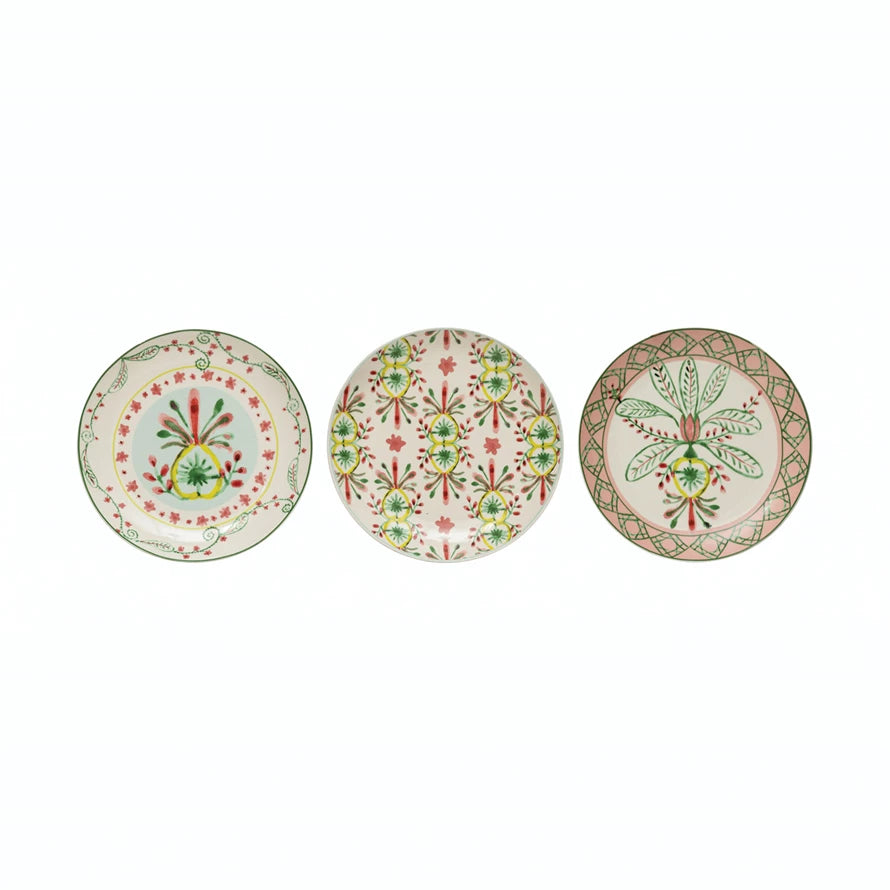 Painted Stoneware Plate