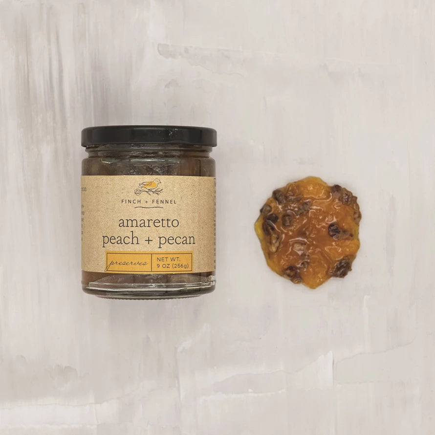 Amaretto Peach &amp; Pecan Preserves