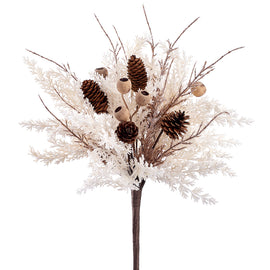 Pampas Grass and Pine Cone Bush