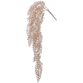 Beaded Bronze Hanging Berry Branch