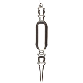 Glass Crystal Drop Ornament 7"