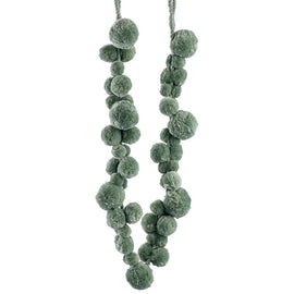 Soft Pom Pom Garlands Green