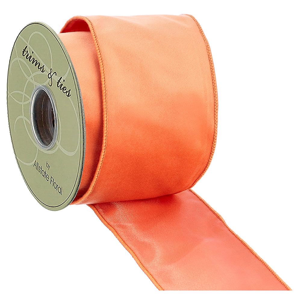 Velvet Ribbon in Tangerine