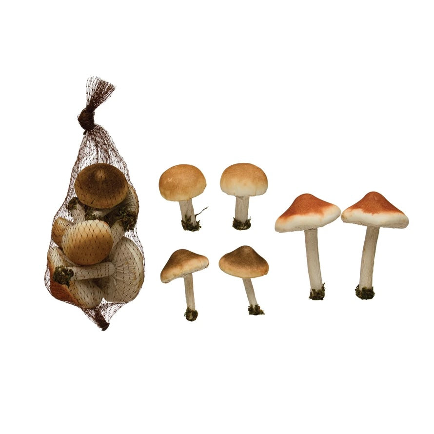 Soft Mini Mushrooms